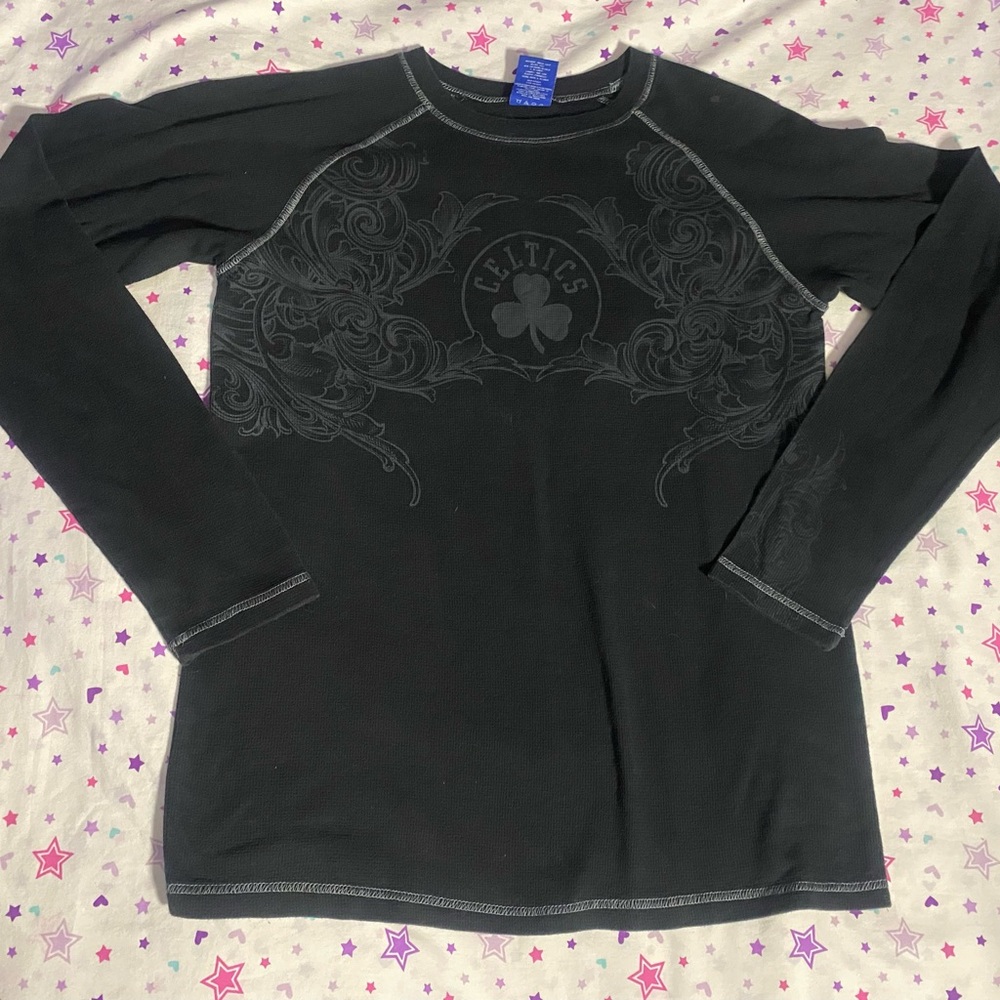 Y2k grunge style thermal - Boston Celtics